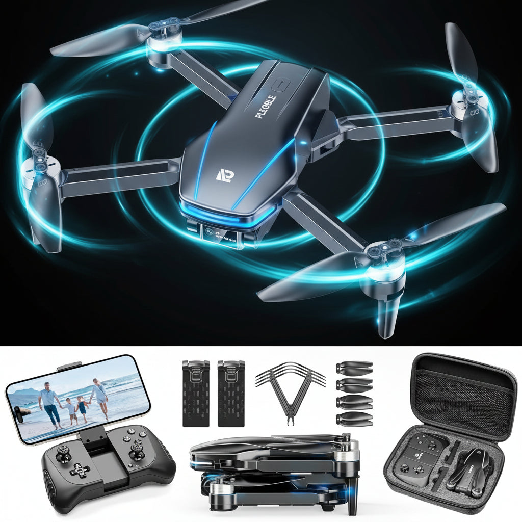 Dron con cámara 4K PLEGBLE