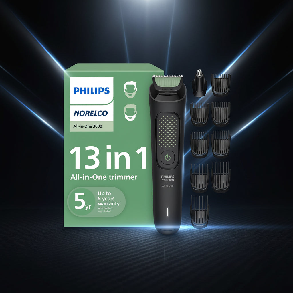 Philips Norelco MG3919/50 - Recortadora de pelo 13 en 1 serie 3000