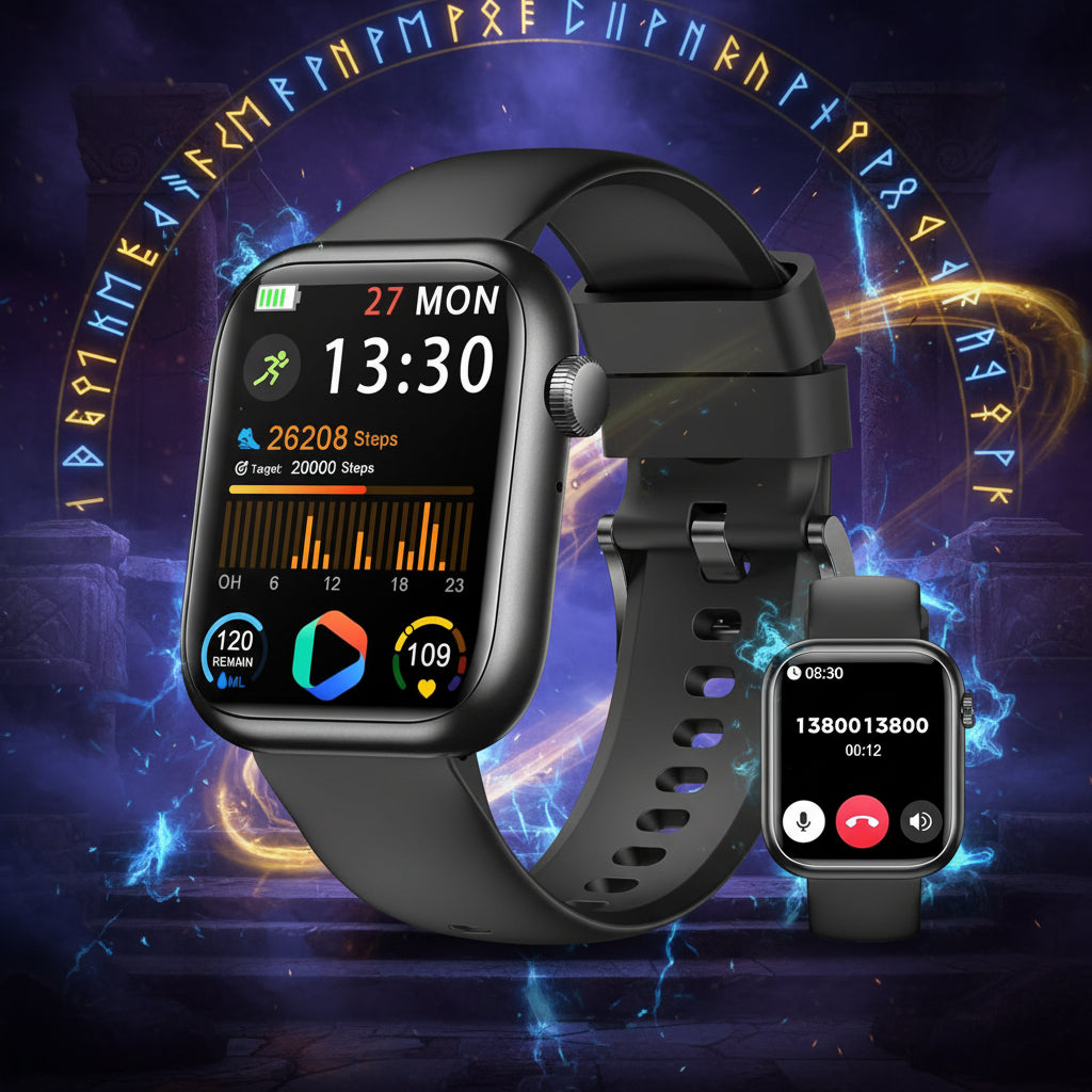 QVEQ - Reloj inteligente para hombres y mujeres (respuesta/hacer llamada)
