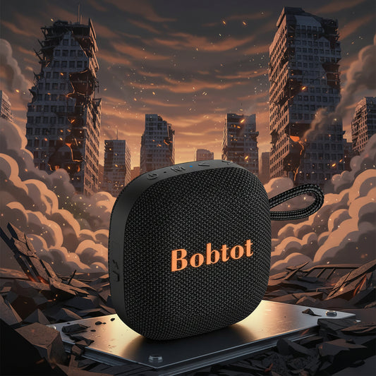 Altavoces portátiles Bluetooth Bobtot, mini altavoz inalámbrico impermeable